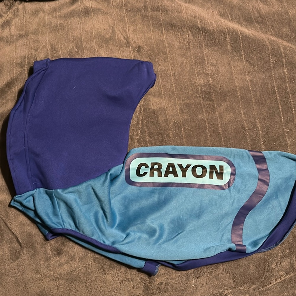 NWT Hyde & Eek Size large dog blue crayon costume